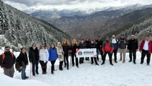 Zigana’da kışı ve baharı bir arada yaşadılar