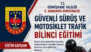 Motosiklet Sürücüleri Bu Eğitimi Kaçırmayın! TürkChopper MC Gümüşhane Destek Veriyor