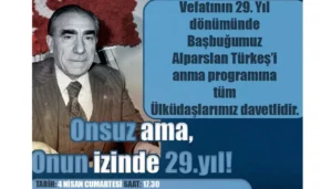 Başbuğ Alparslan Türkeş Vefatının 29. Yılında Gümüşhane’de Törenlerle Anılacak