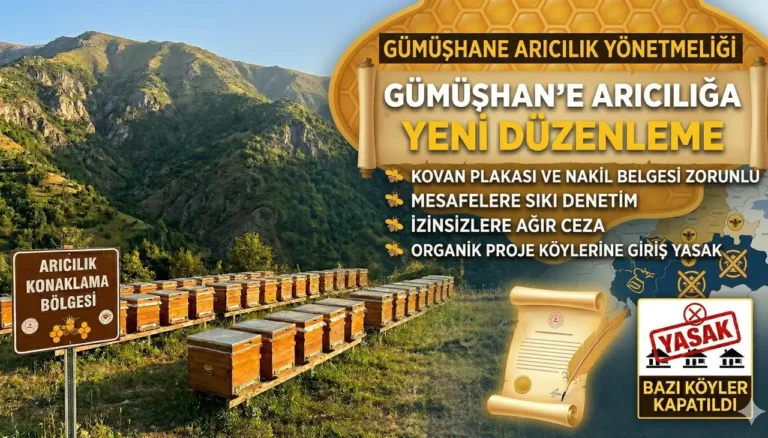 Gümüşhane Valiliği 2026 yılı arıcılık genel emrini yayımladı