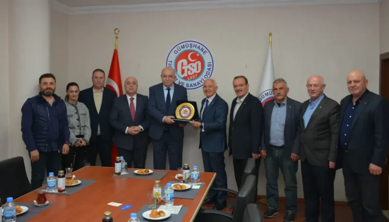 Gürcistan Heyetinden Gümüşhane Ticaret ve Sanayi Odası’na üst düzey ziyaret