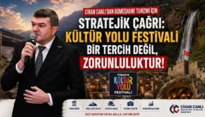 Cihan Canlı’dan Gümüşhane turizmi için stratejik çağrı: “Kültür Yolu Festivali bir tercih değil, zorunluluktur