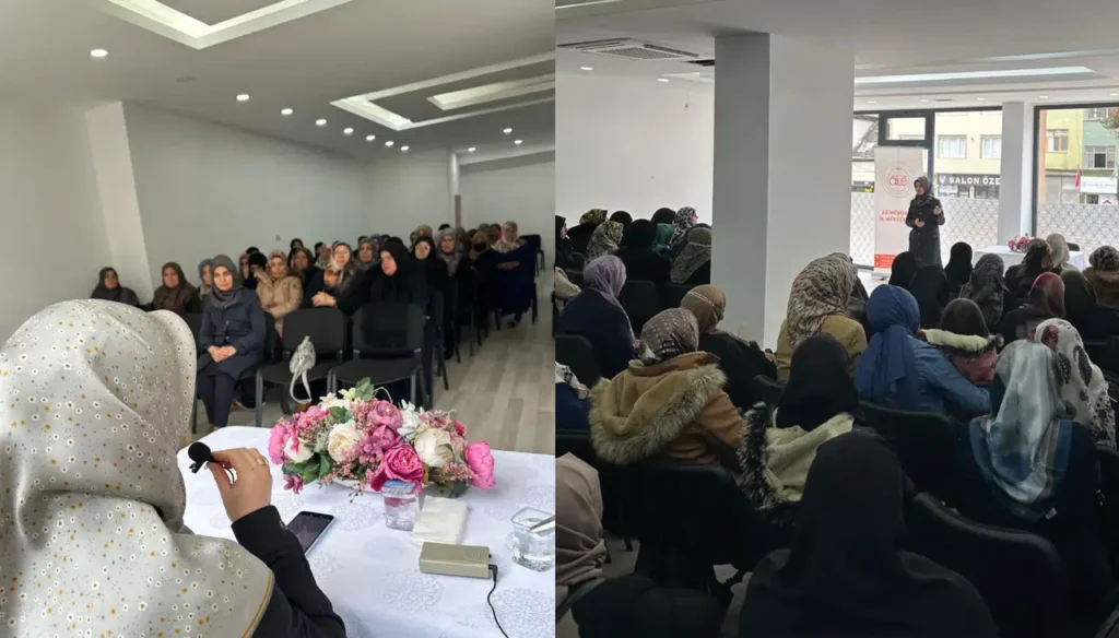 Gümüşhane İl Müftülüğü Kadınlara Yönelik “Dijital Dünyada Aile ve Çocuk” Konferansı Düzenledi