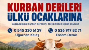 Kurban Derileri Eğitime ve Gençliğe Destek Olacak