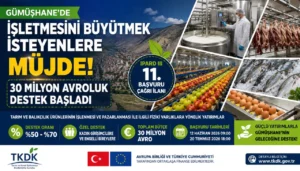 Gümüşhane’de İşletmesini Büyütmek İsteyenlere Müjde! 30 Milyon Avroluk Destek Başladı