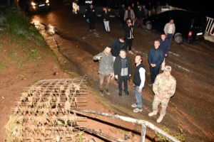 Vali Atay ve Başkan Başer Çamlıca Mahallesi’nde İncelemelerde Bulundu
