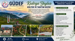 Kocaeli GÜDEF’ten Gümüşhane’ye Kültür Köprüsü: Kadırga Yaylası’nda Büyük Buluşma