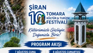 Şiran’da 10. Tomara Kültür ve Turizm Festivali Coşkusu Başlıyor