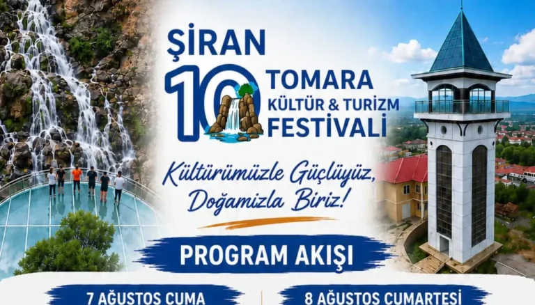 Şiran’da 10. Tomara Kültür ve Turizm Festivali Coşkusu Başlıyor