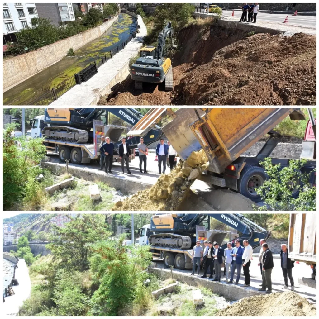 200 araçlık otopark için ilk kazma vuruldu