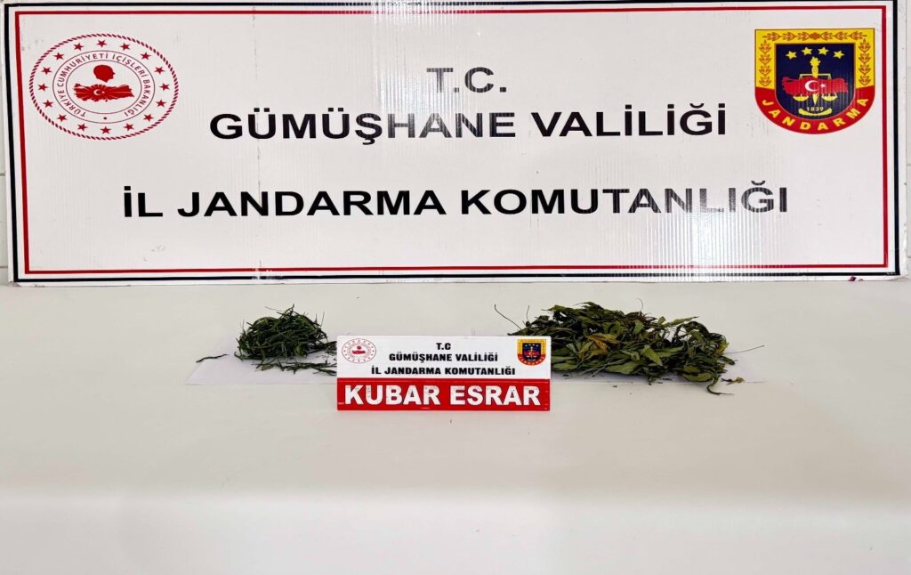 Kelkit’te Uyuşturucu Operasyonu: 63 Gram Kubar Esrar Ele Geçirildi