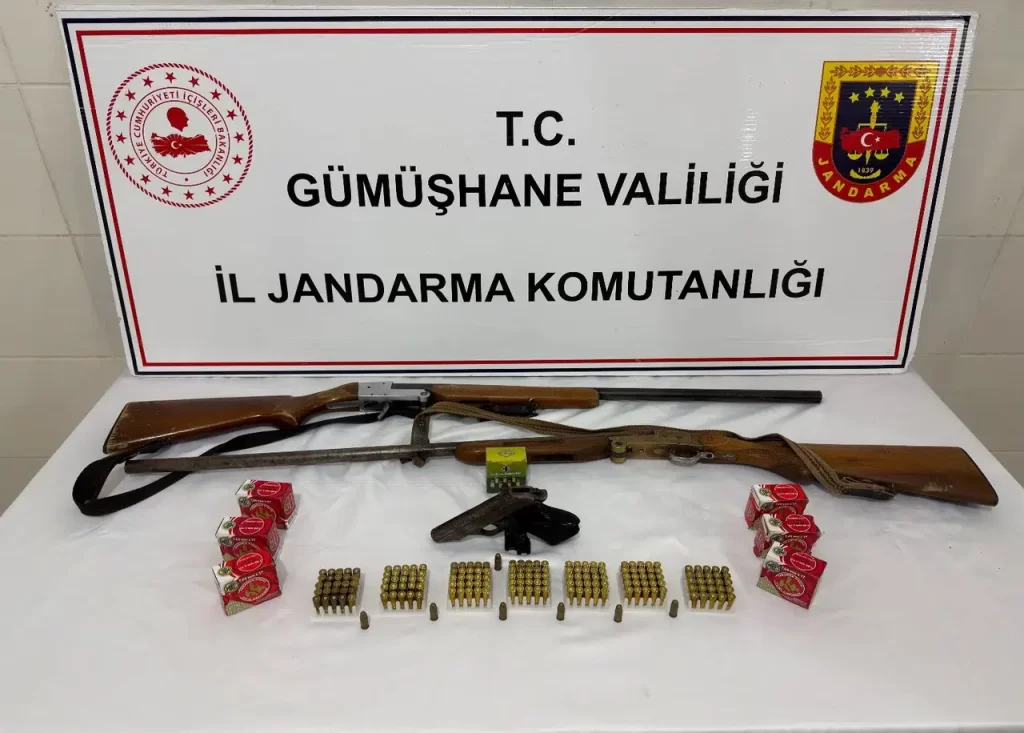 Jandarma’dan Şiran’da Silah Kaçakçılığı Operasyonu