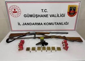 Jandarma’dan Şiran’da Silah Kaçakçılığı Operasyonu