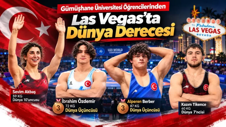 Gümüşhane Üniversitesi Öğrencilerinden Las Vegas’ta Dünya Derecesi