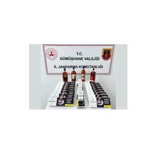 Jandarma ekipleri kaçak sigara ve alkol ele geçirdi