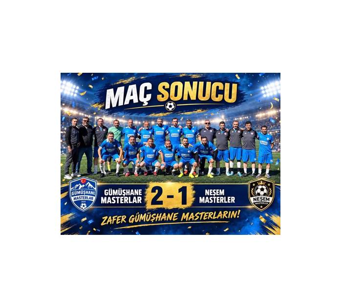 Gümüşhane Masterlar Sezona Galibiyetle Başladı: 2-1